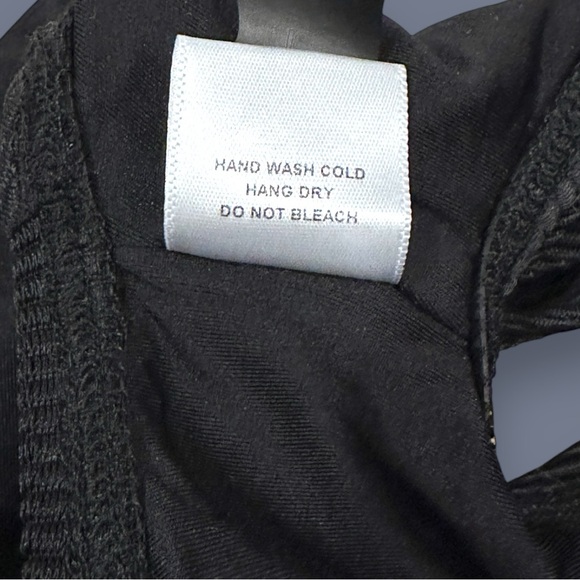 NWOT NASTY GAL Ribbed Open Back Black One Piece Swimsuit. Size Small 🏝️ - Picture 4 of 10